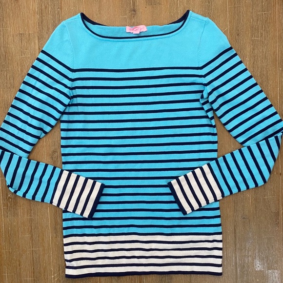 Lilly Pulitzer Sweaters - Lilly Pulitzer striped color block sweater